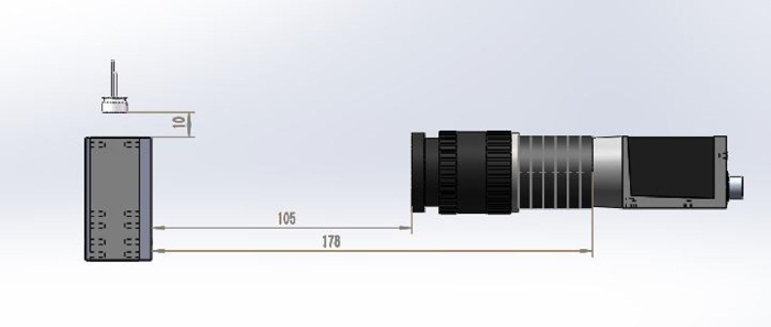 LED缺陷檢測產(chǎn)品安裝結(jié)構(gòu)底部相機(jī)